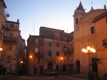 piazza del borgo a sera